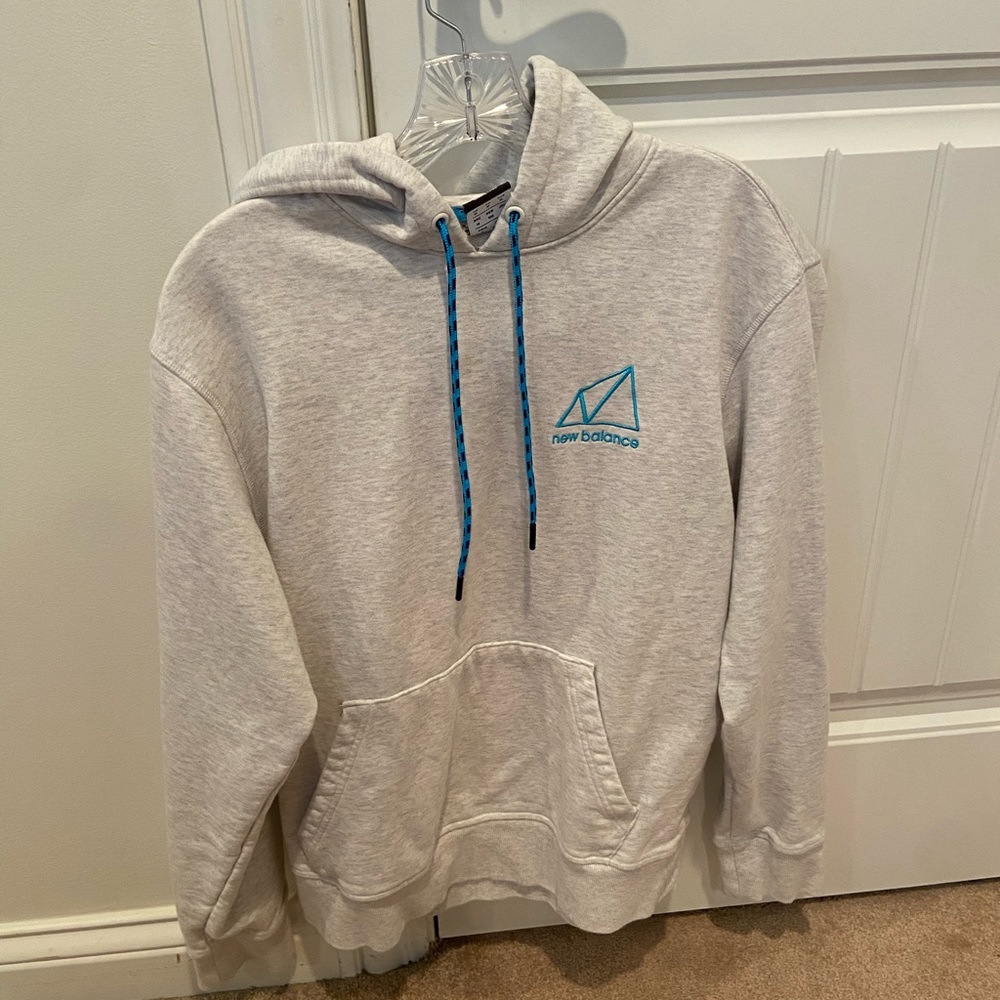New Balance White Hoodie